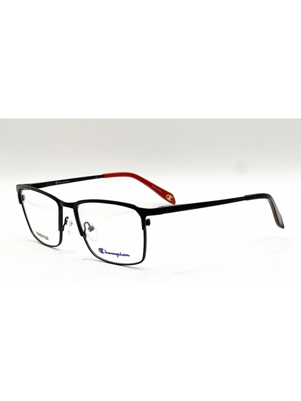 Champion Snap C02 Black Rectangle Authentic Eyeglass Frames 55-17-140